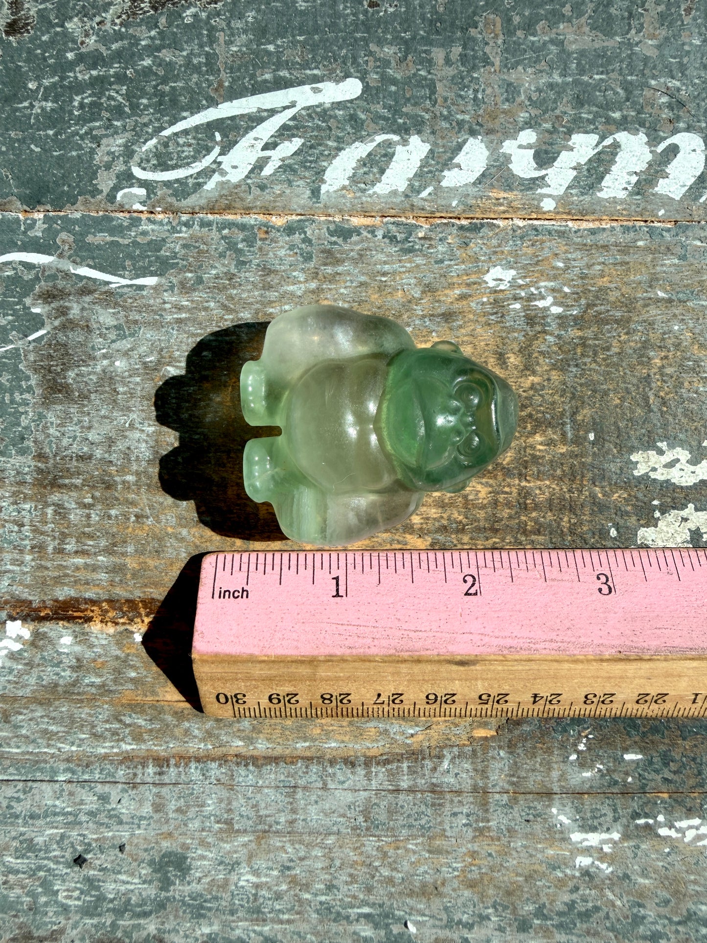 Adorable Rainbow Fluorite Gorilla | Opt Y