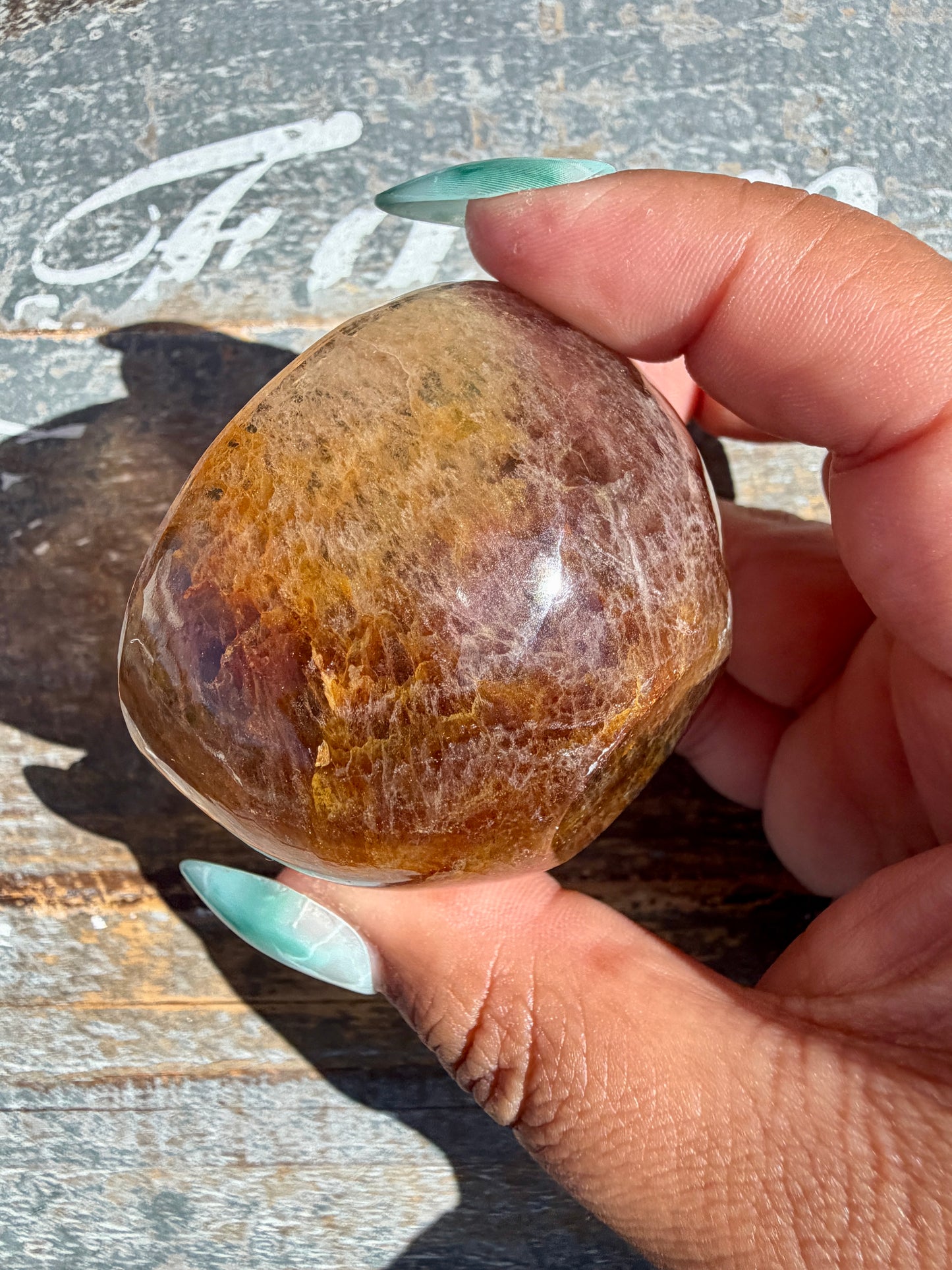 Gorgeous Yellow/Purple Fluorite Mini Bowl | Opt F
