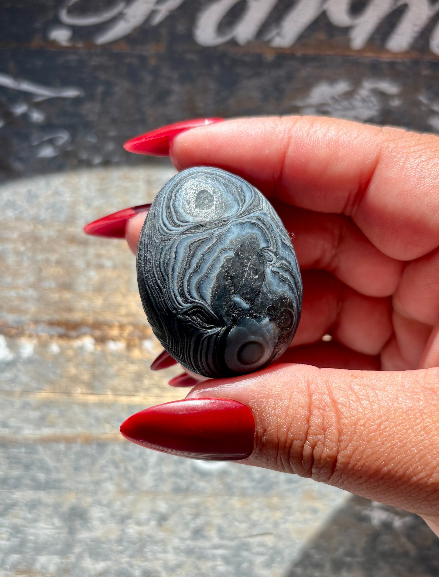 Gorgeous Gothic Gobi Agate Nugget | Dyed