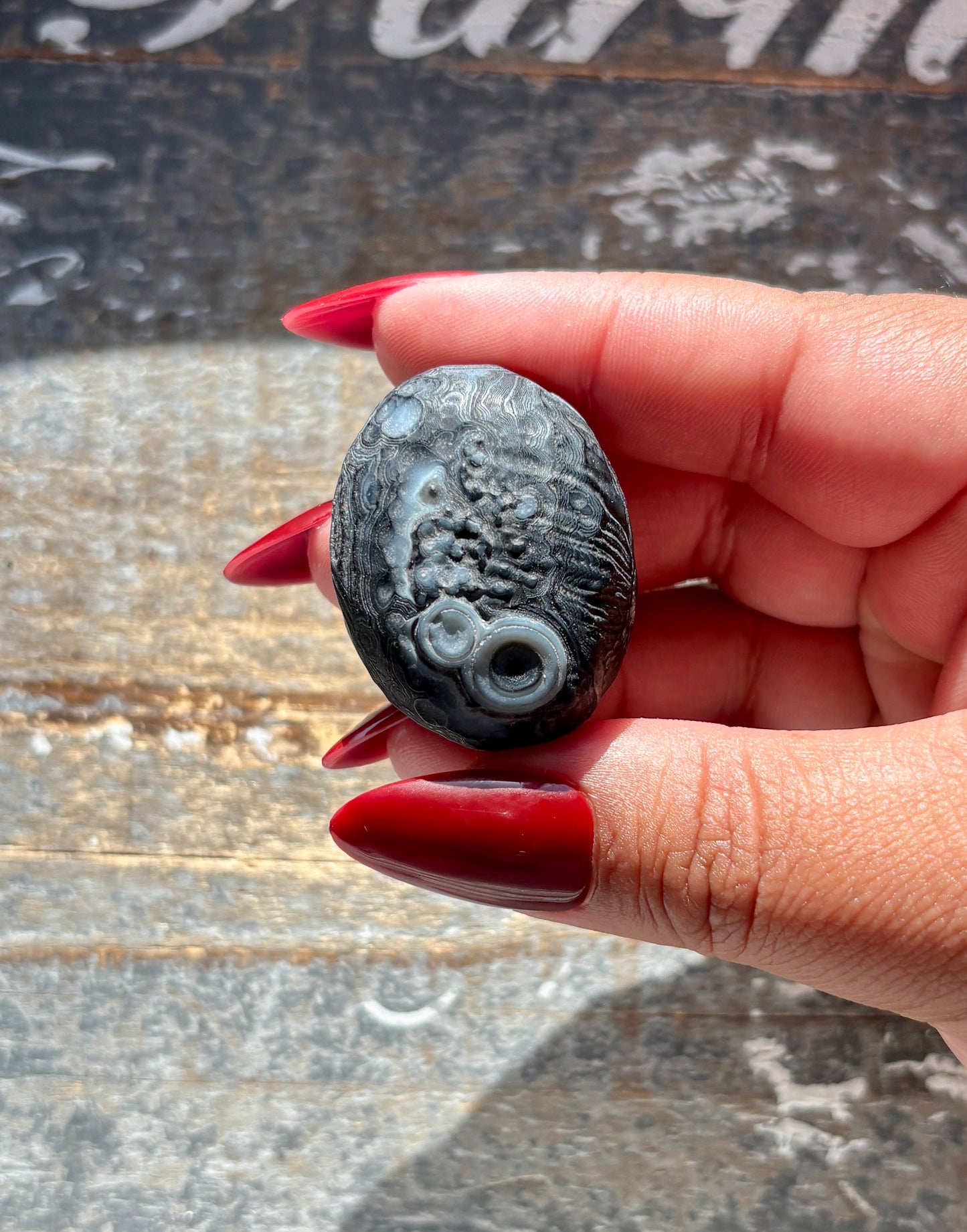 Gorgeous Gothic Gobi Agate Nugget | Dyed