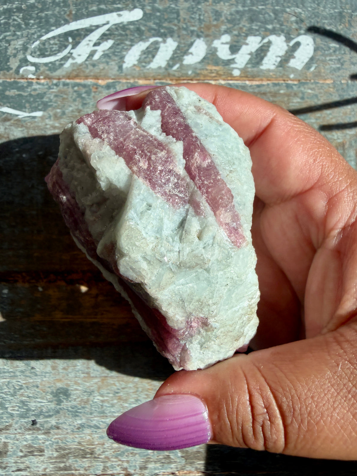Gorgeous Pink Tourmaline in Quartz on Stand | Brazil | Opt 4