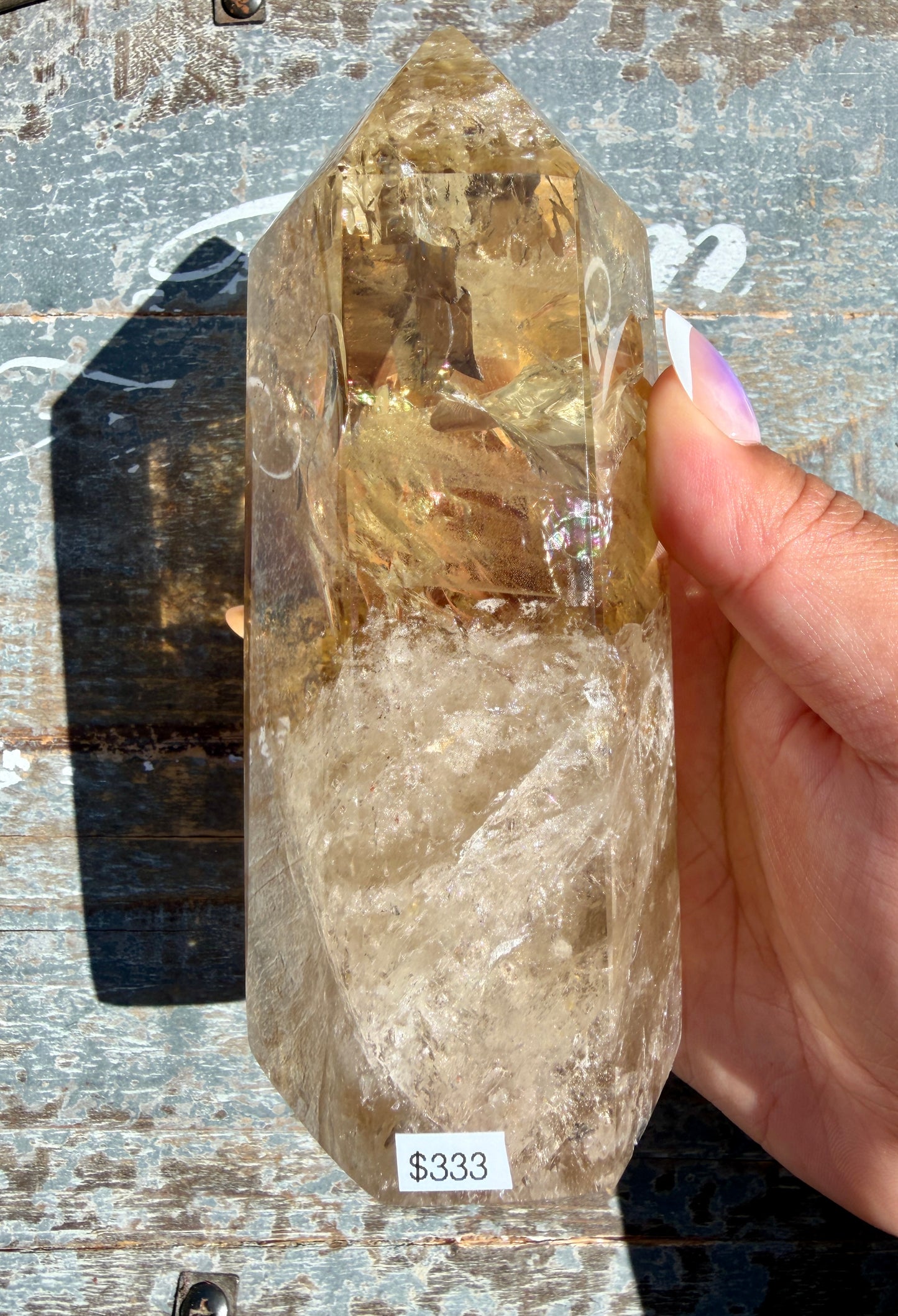 Gorgeous Large Natural Citrine Tower | Brazil