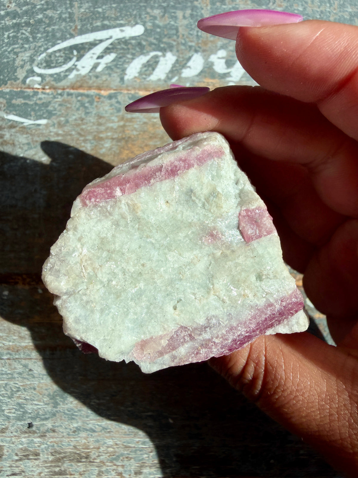 Gorgeous Pink Tourmaline in Quartz on Stand | Brazil | Opt 3