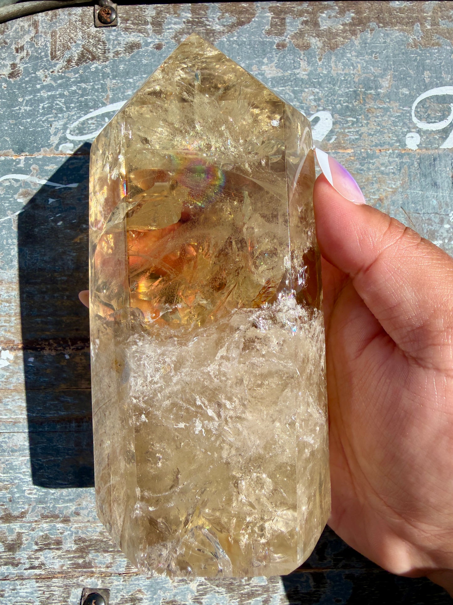 Gorgeous Large Natural Citrine Tower | Brazil