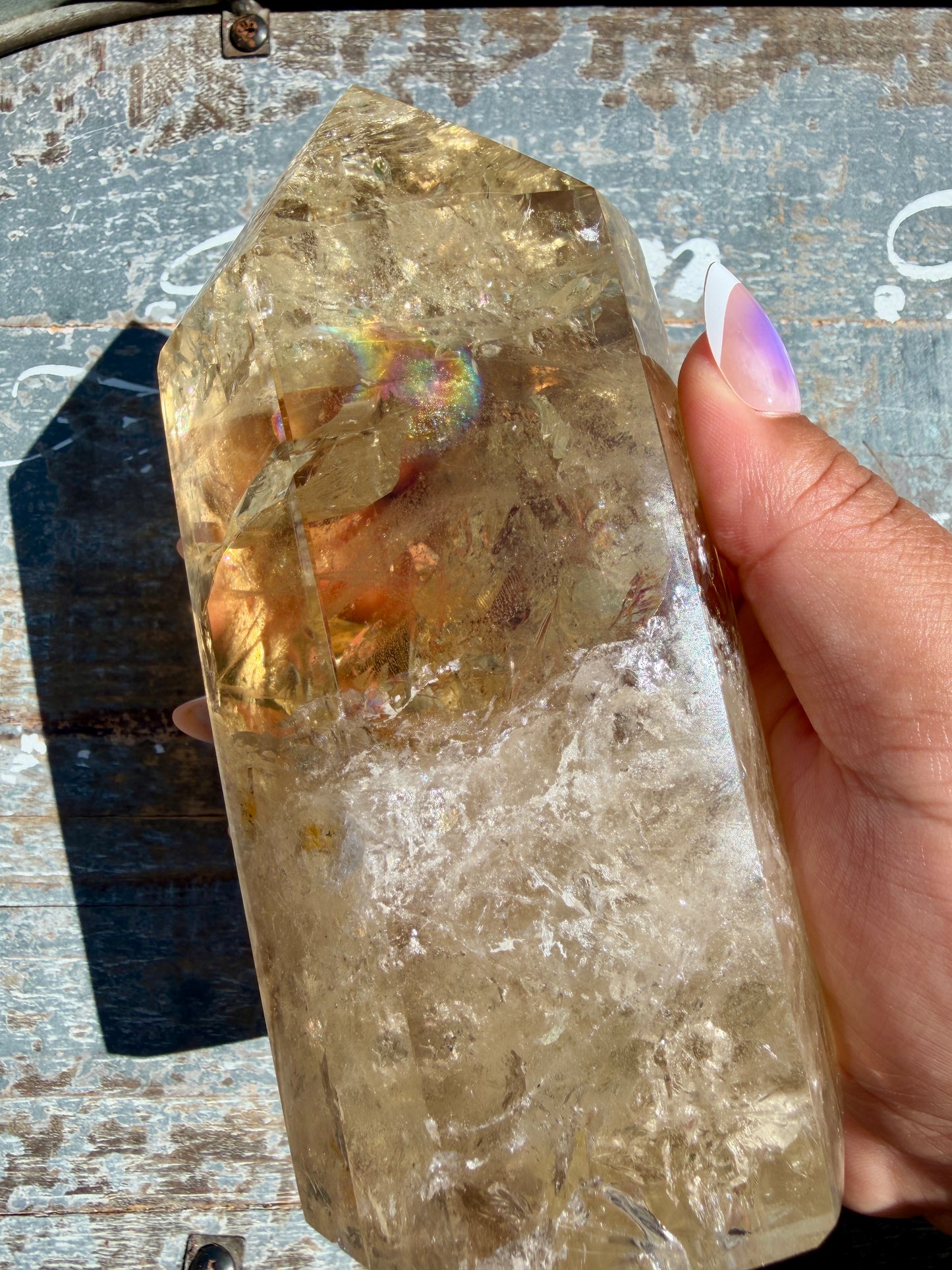 Gorgeous Large Natural Citrine Tower | Brazil