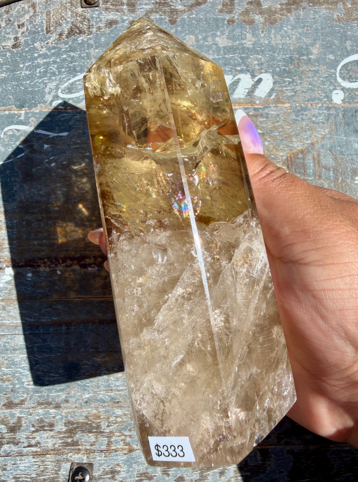 Gorgeous Large Natural Citrine Tower | Brazil