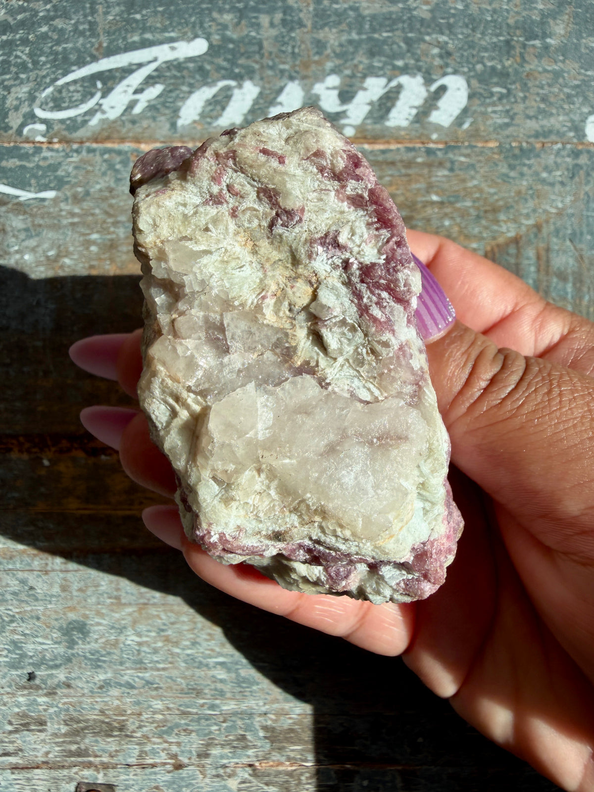 Gorgeous Pink & Green Tourmaline in Quartz on Stand | Brazil | Opt 1