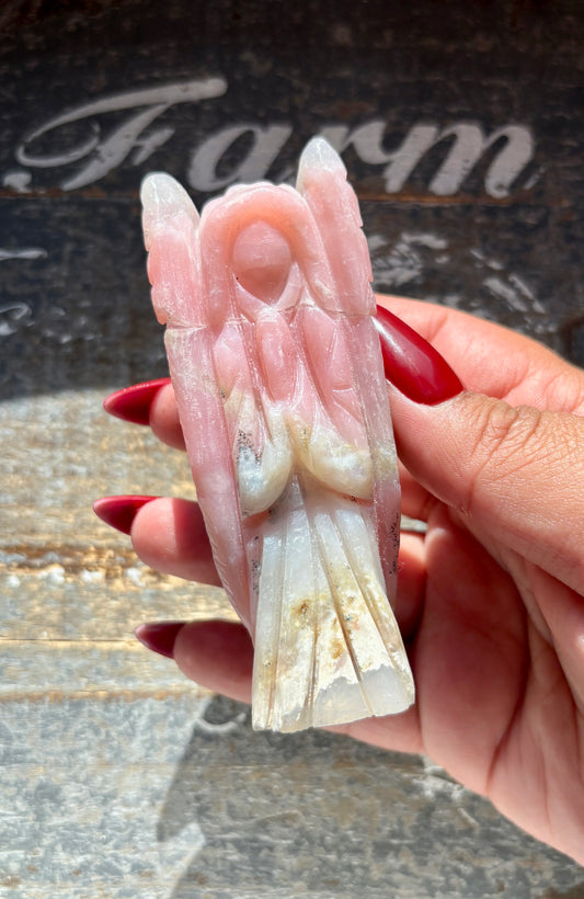 Gorgeous Pink Opal Angel