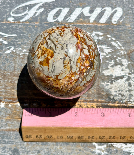 Gorgeous Ibis Jasper Sphere from Madagascar