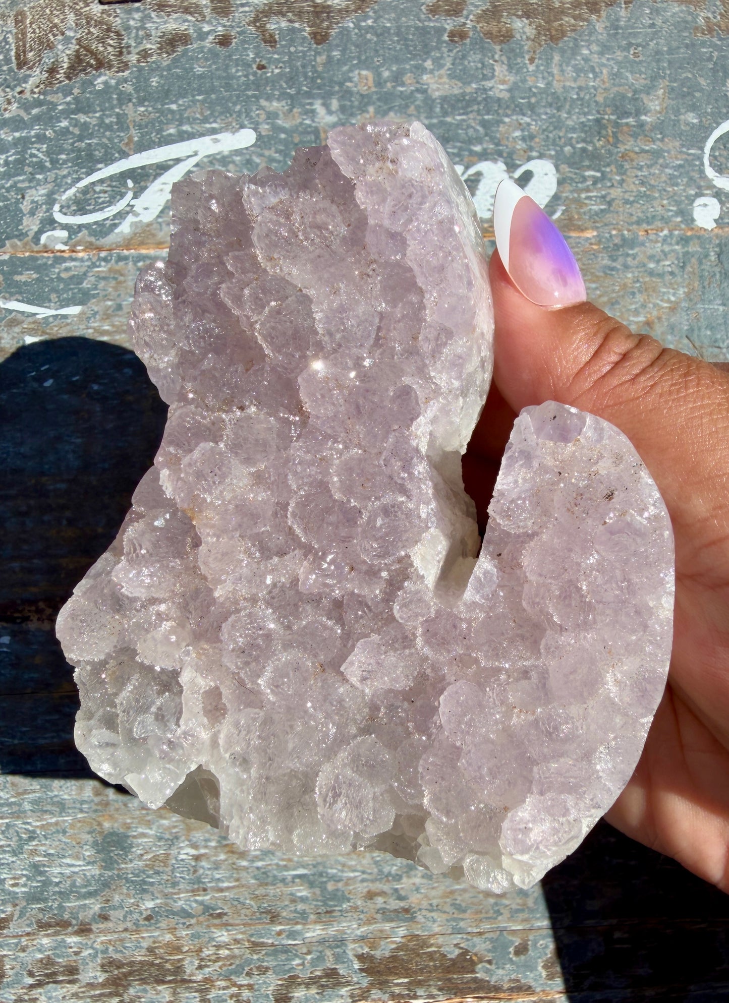 Sparkly Druzy Amethyst Cat (hand carved) | Brazil | Opt 95 (VIDEO IN LISTING)
