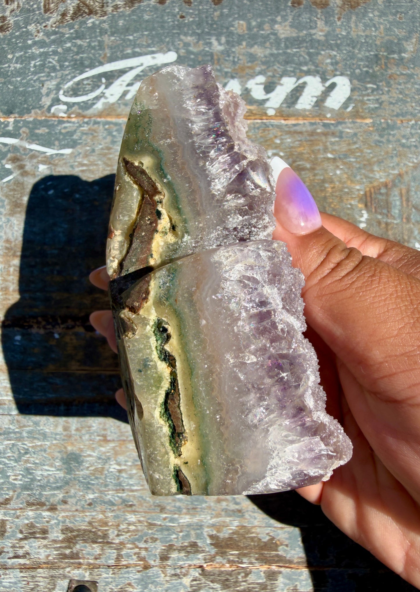 Sparkly Druzy Amethyst Cat (hand carved) | Brazil | Opt 94 (VIDEO IN LISTING)