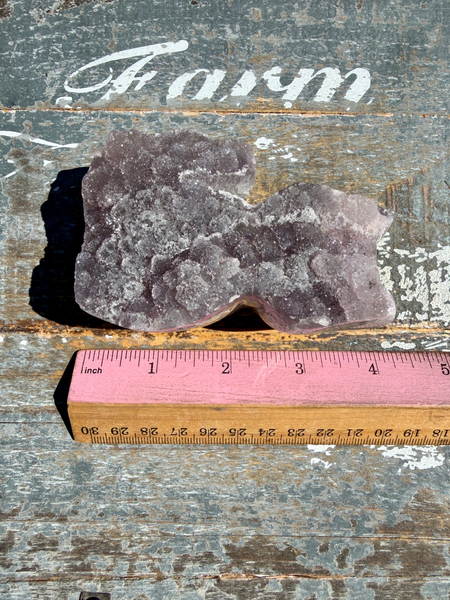 Sparkly Druzy Amethyst Cat (hand carved) | Brazil | Opt 94 (VIDEO IN LISTING)