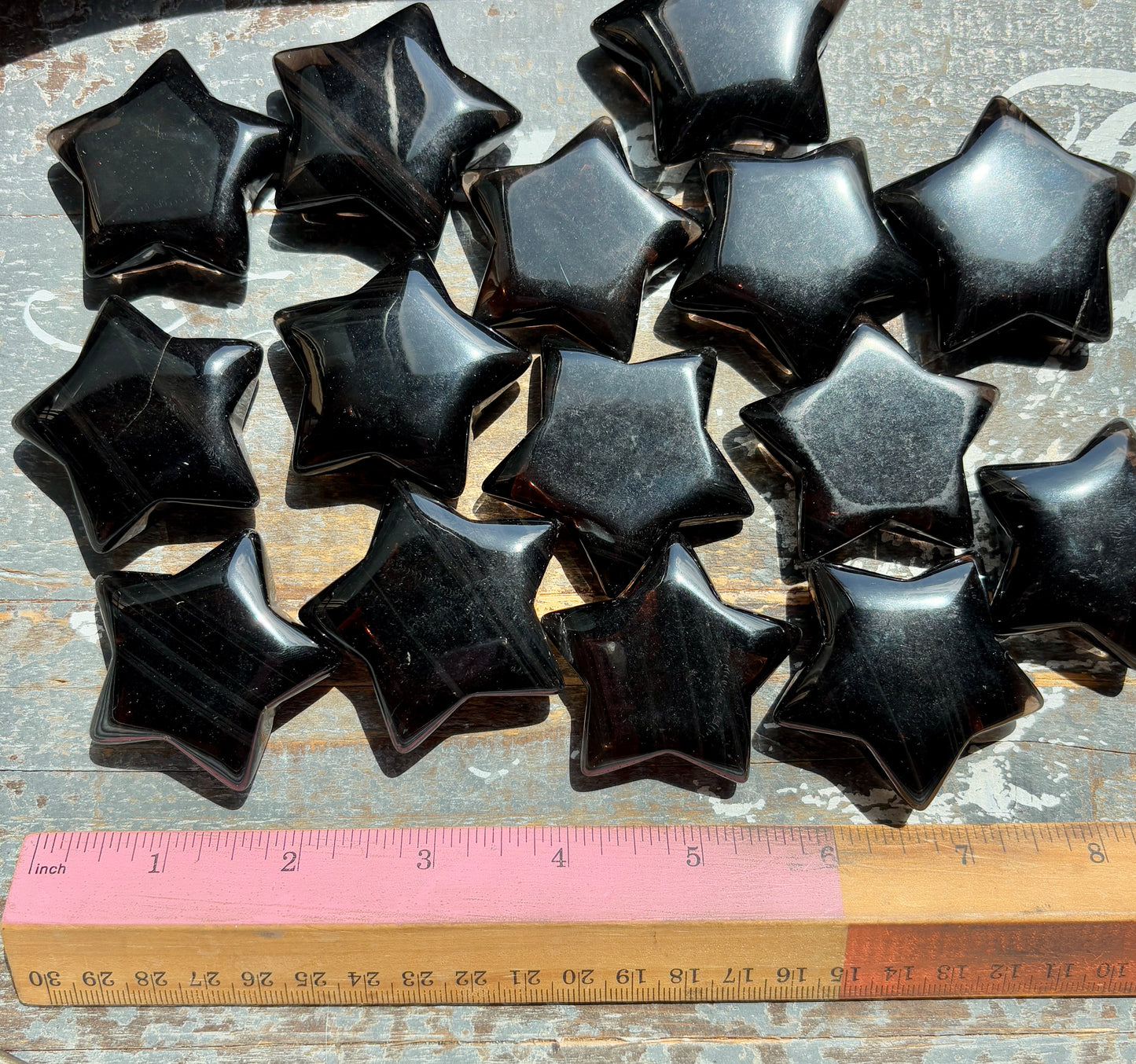 One (1) Midnight Lace Obsidian Star | Intuitively Chosen