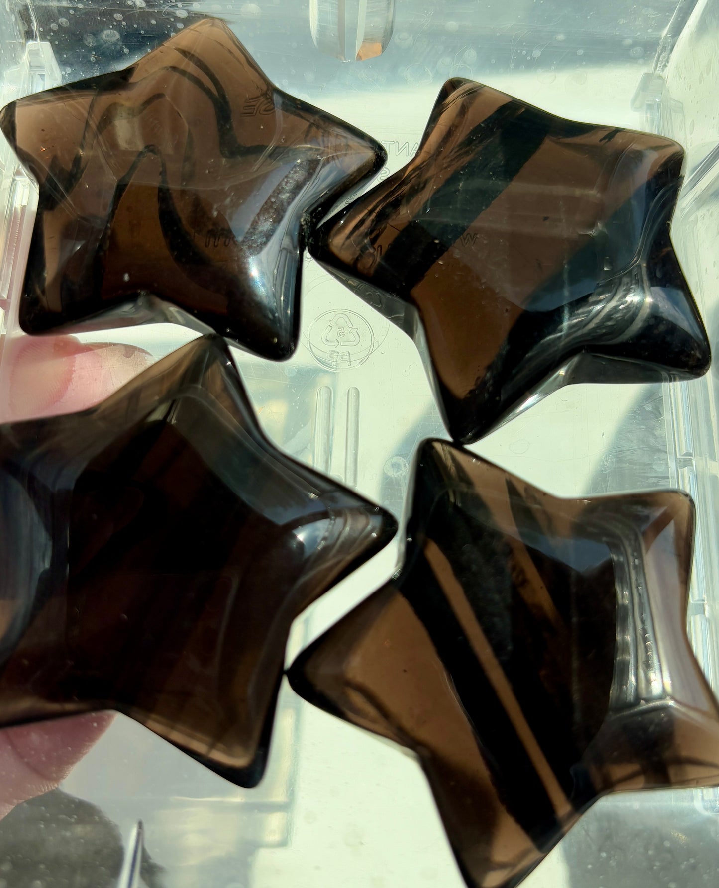 One (1) Midnight Lace Obsidian Star | Intuitively Chosen