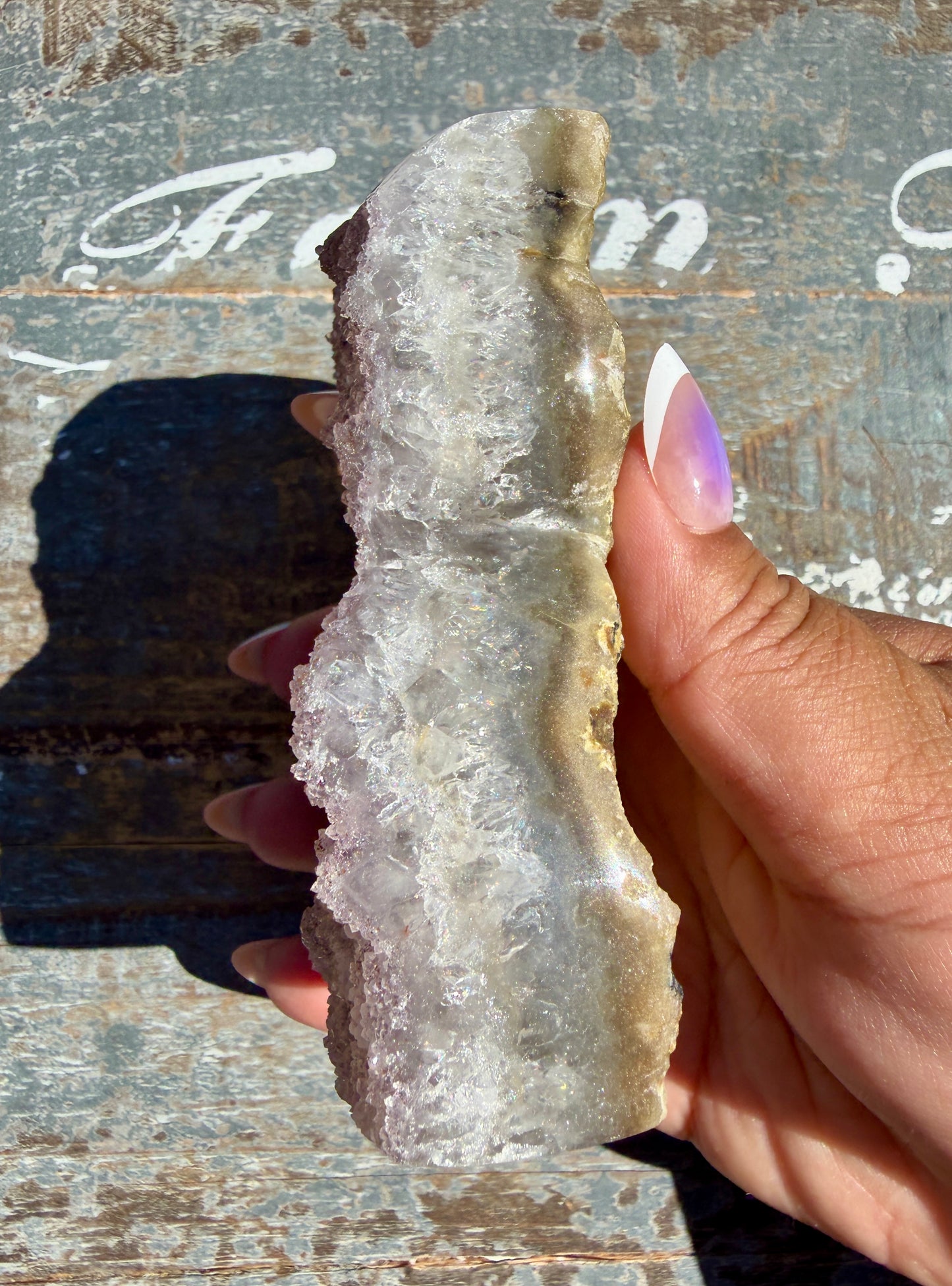Sparkly Druzy Amethyst Cat (hand carved) | Brazil | Opt 97 (VIDEO IN LISTING)