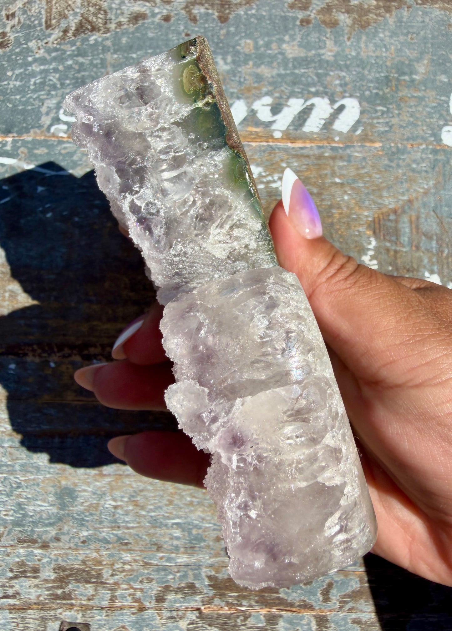 Sparkly Druzy Amethyst Cat (hand carved) | Brazil | Opt 98 (VIDEO IN LISTING)