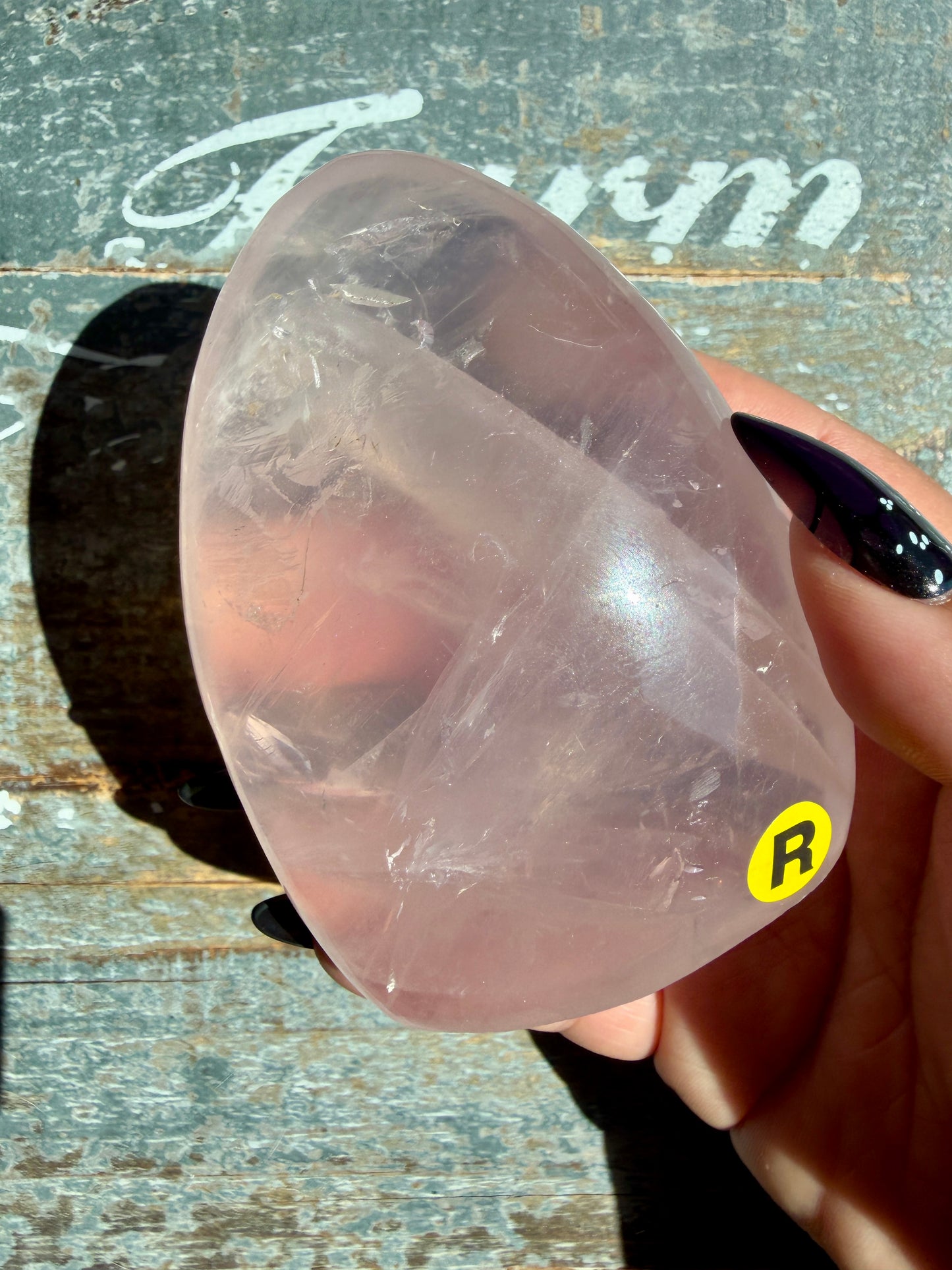 Gorgeous Jelly Rose Quartz Freeform | Opt R (wobbly, Putty Included)