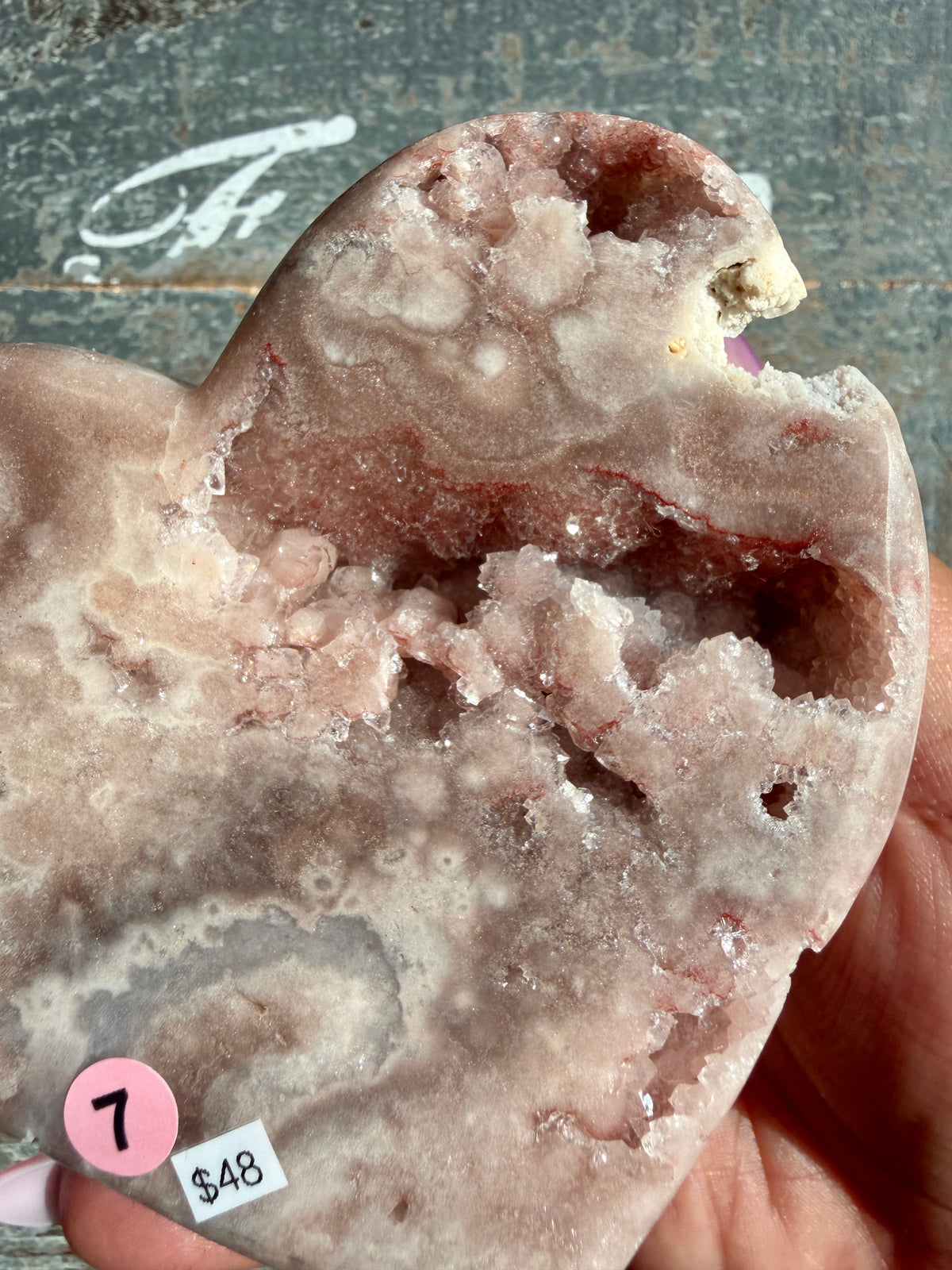 Gorgeous Pink Amethyst Heart on Stand | Brazil | Opt 7