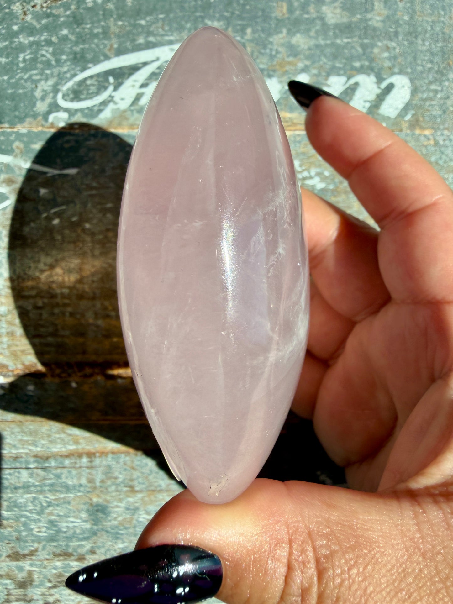 Gorgeous Jelly Rose Quartz Freeform | Opt R (wobbly, Putty Included)