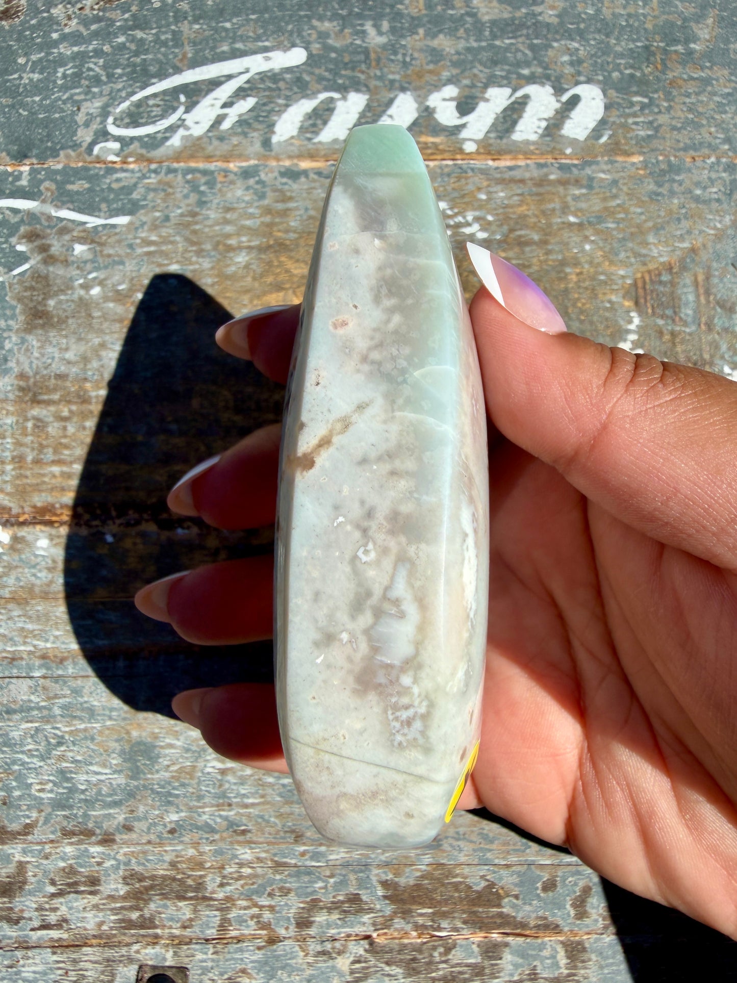 Gorgeous Green Flower Agate Flame | Madagascar | Opt X