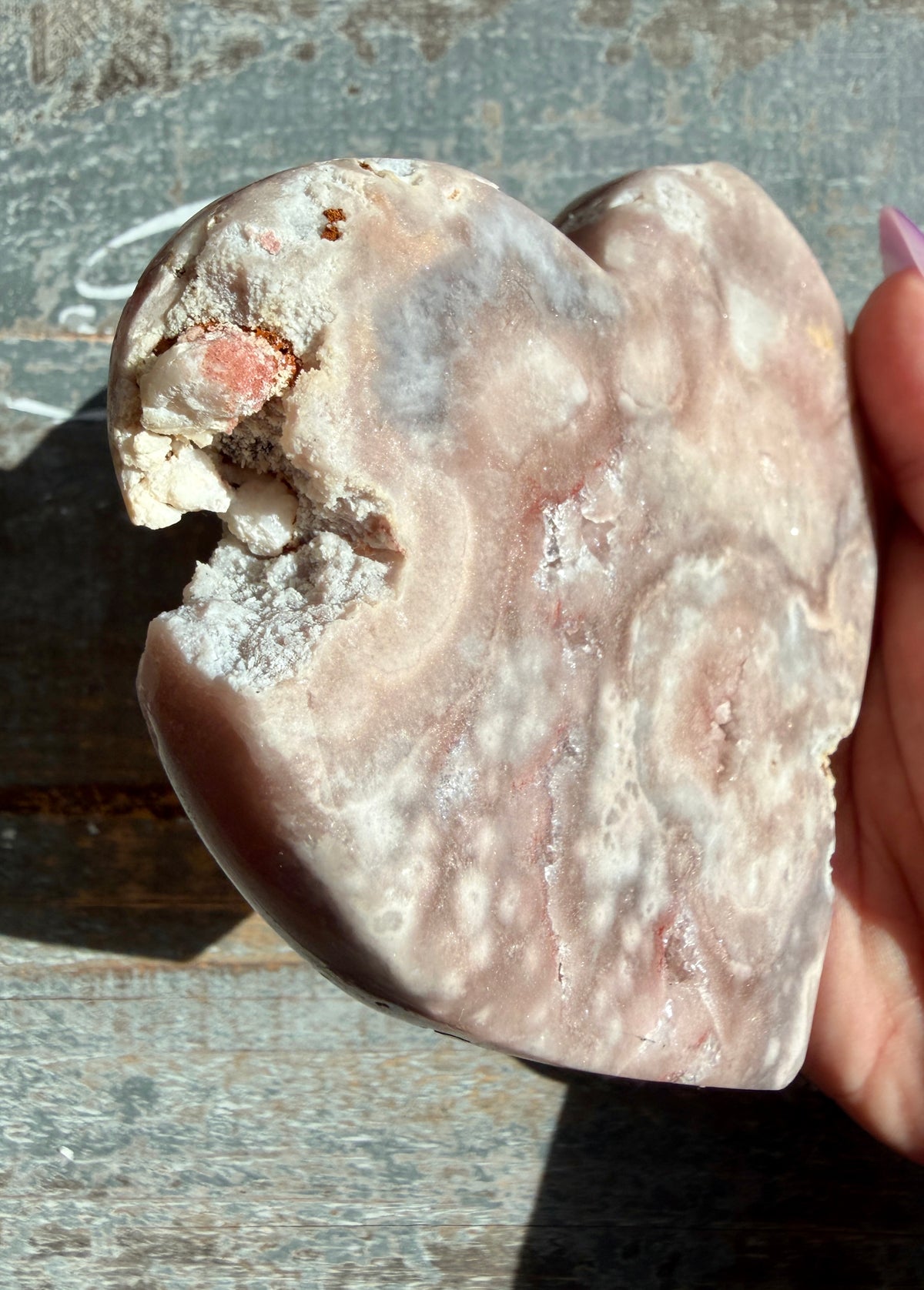 Gorgeous Pink Amethyst Heart on Stand | Brazil | Opt 7