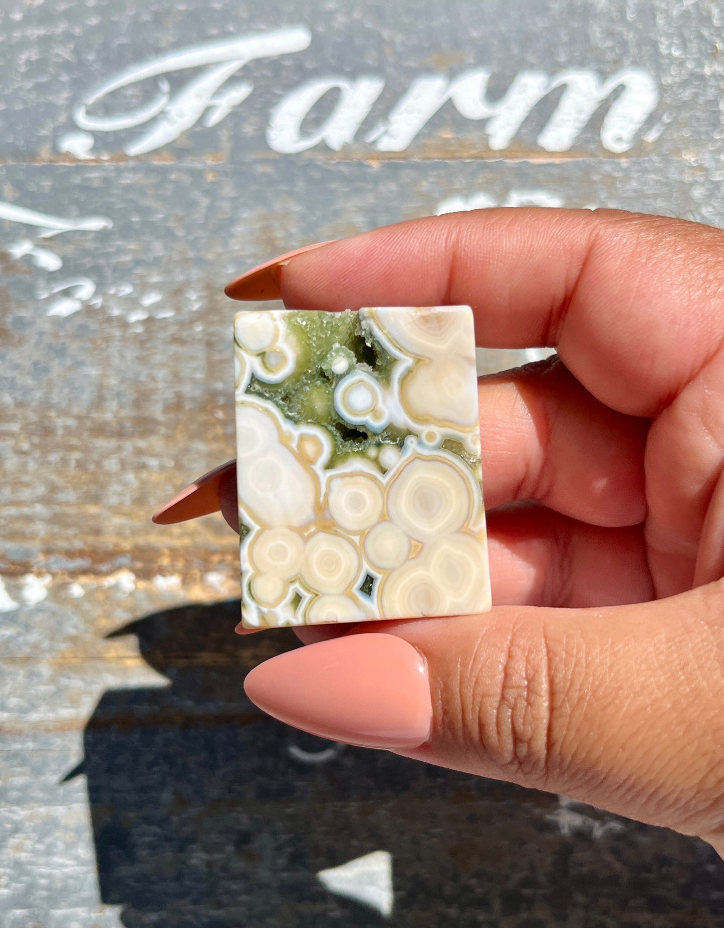 Gorgeous Authentic Ocean Jasper Mini Slab from Madagascar