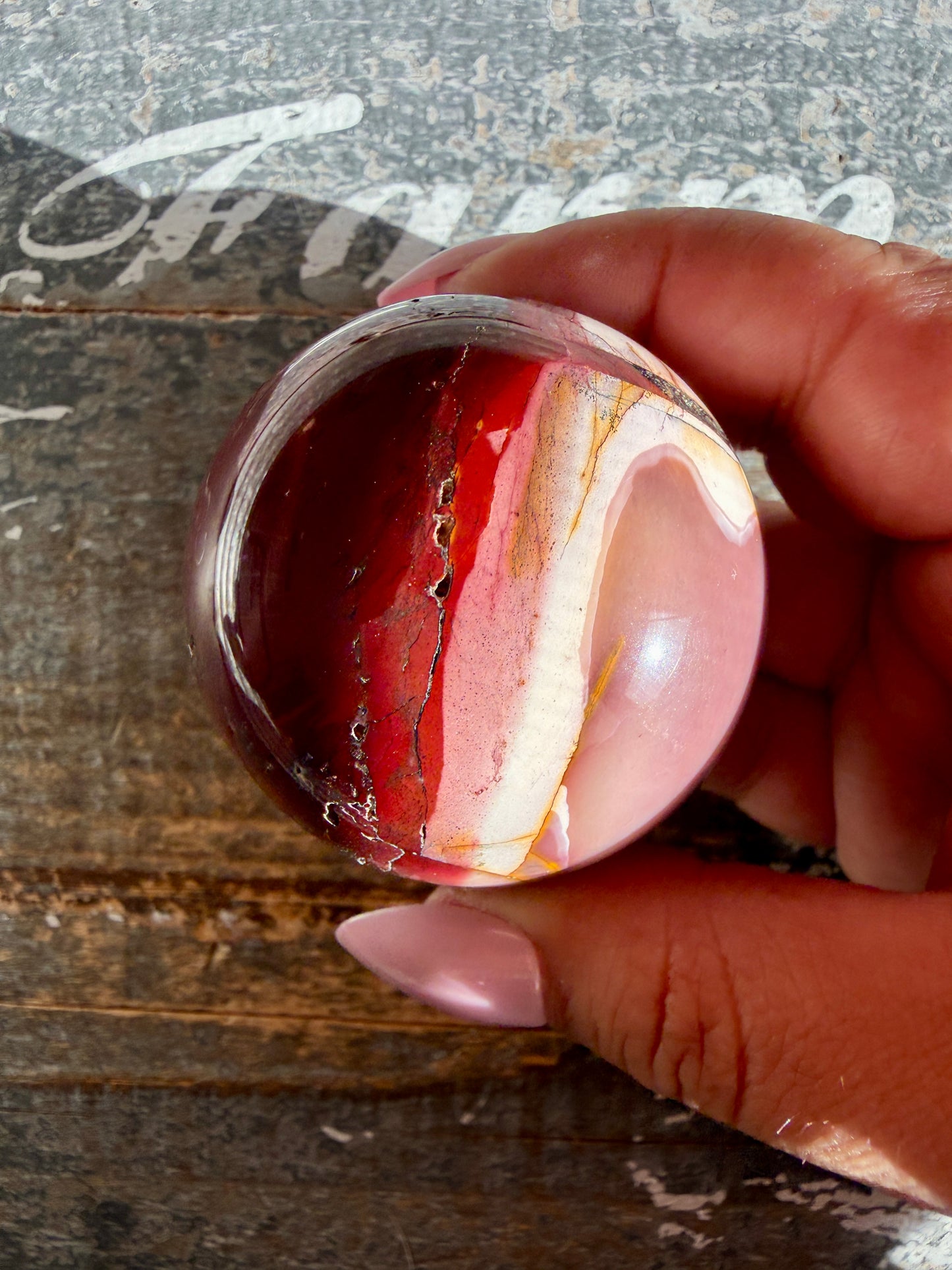 Gorgeous Mookaite Sphere from Australia | Opt R