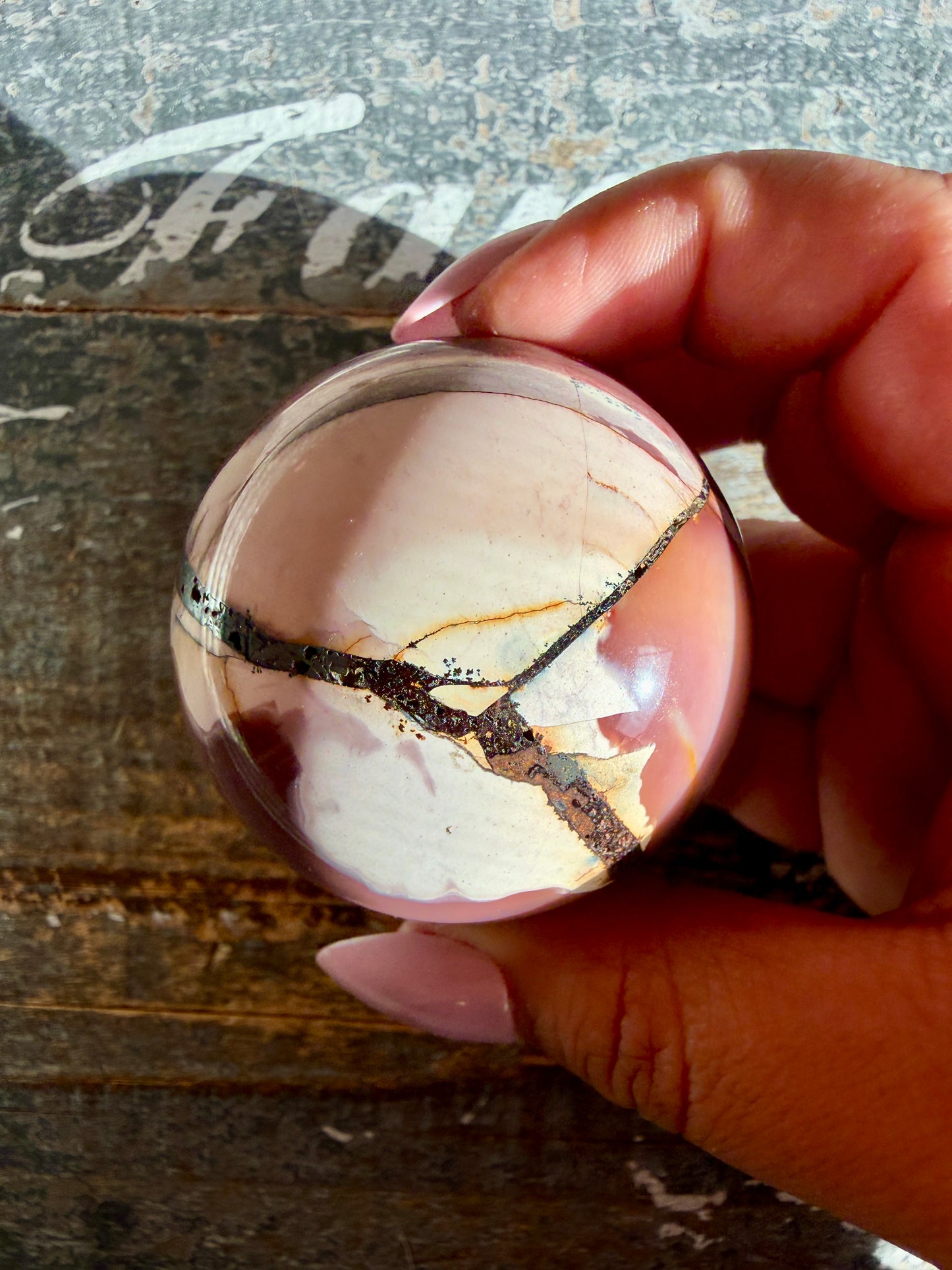 Gorgeous Mookaite Sphere from Australia | Opt R