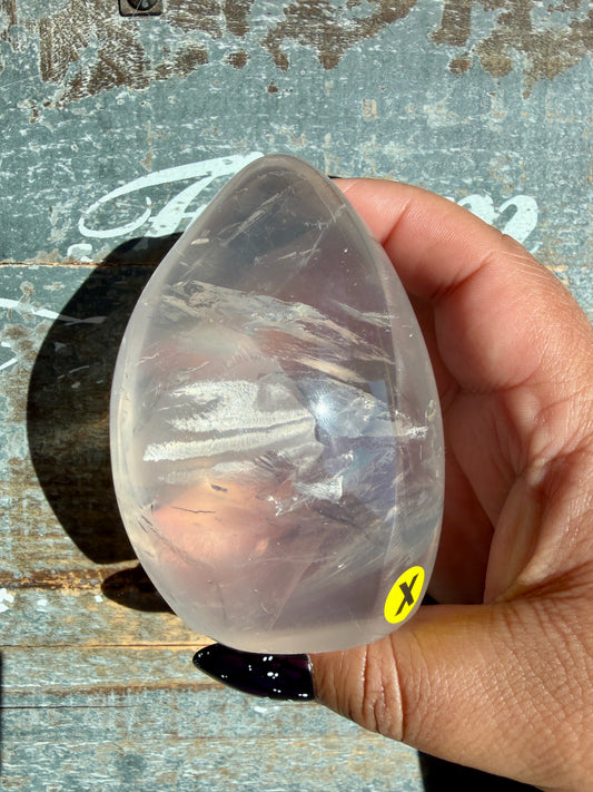 Gorgeous Jelly Rose Quartz Freeform | Opt X
