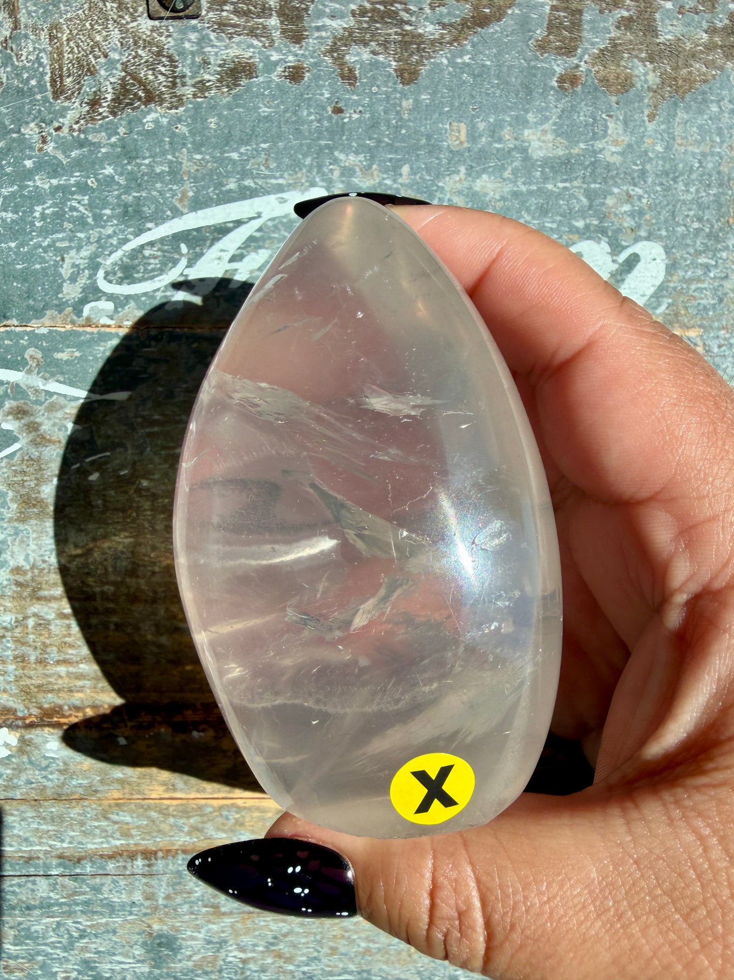 Gorgeous Jelly Rose Quartz Freeform | Opt X