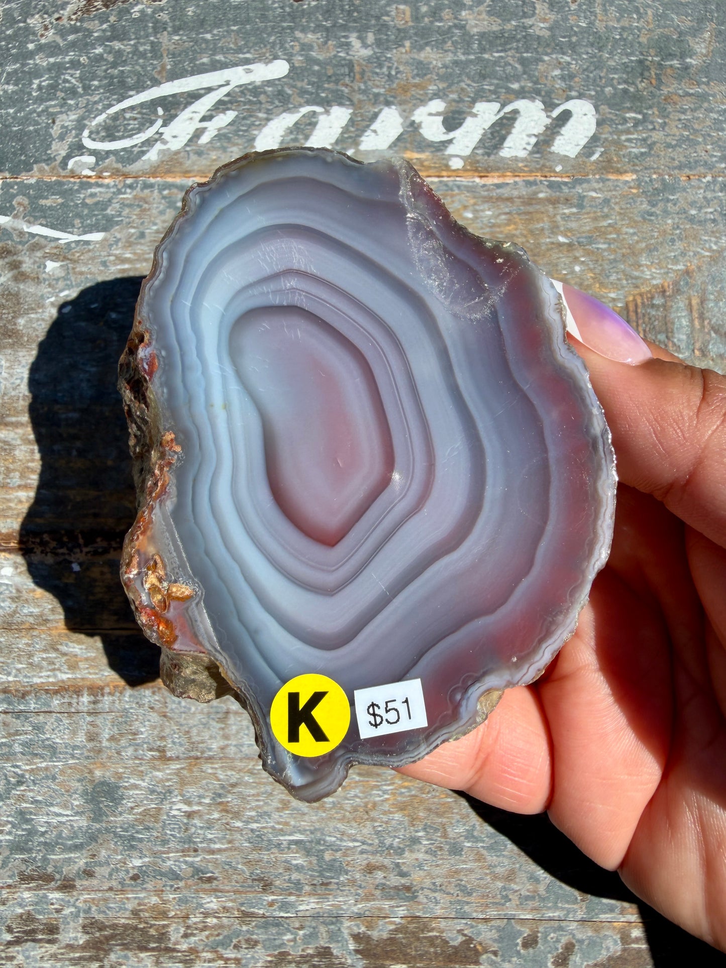 Gorgeous Swazi Agate Slab | Opt K