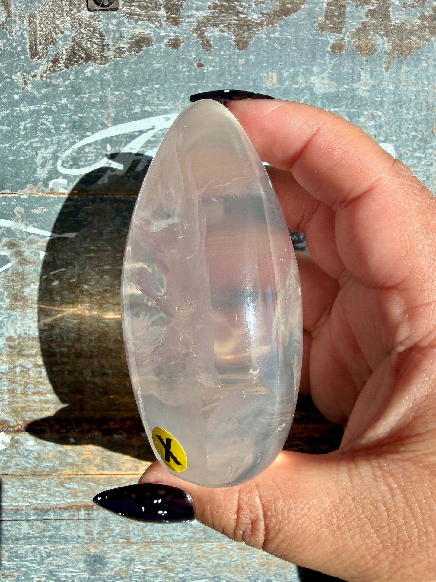 Gorgeous Jelly Rose Quartz Freeform | Opt X