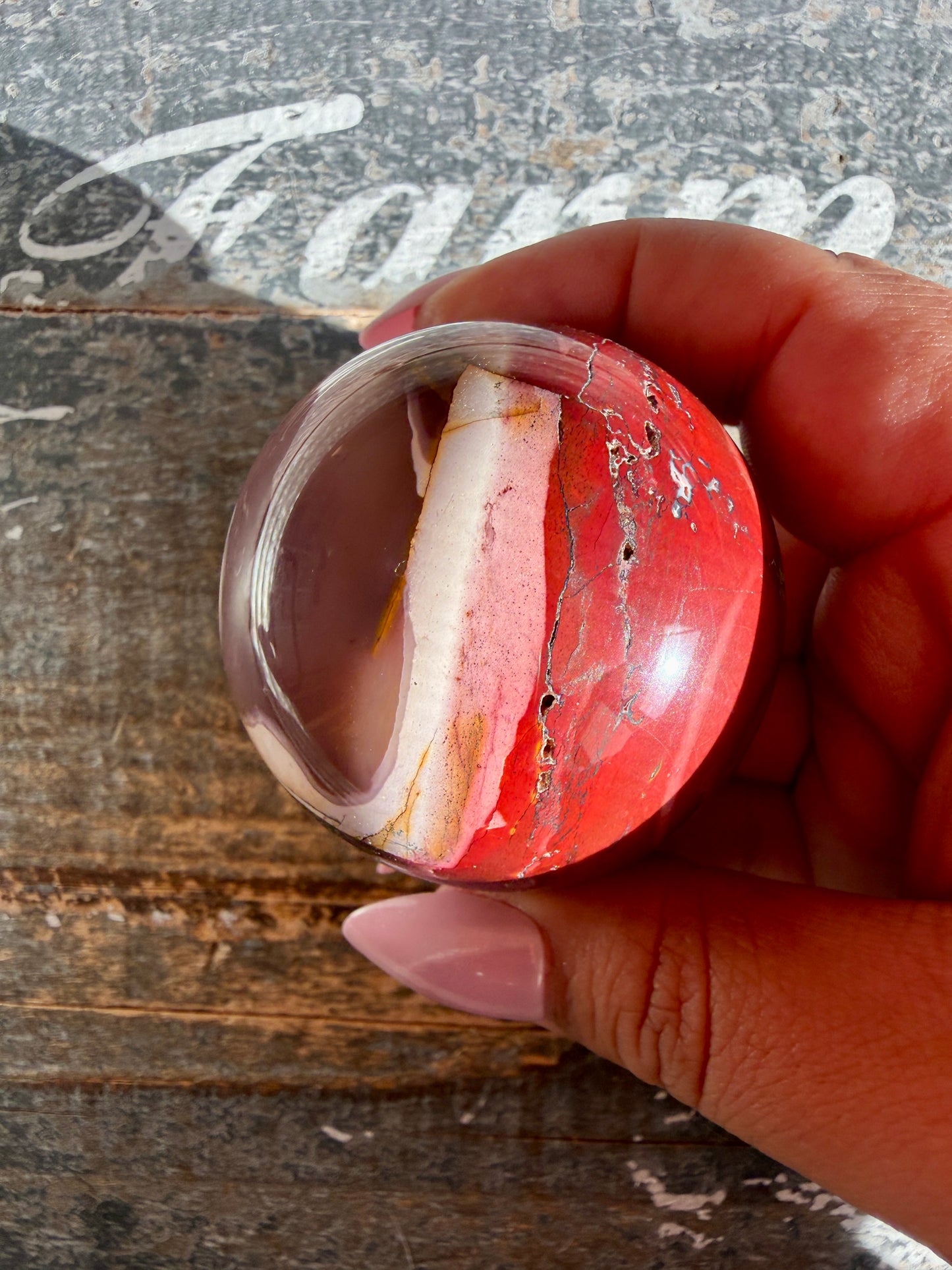 Gorgeous Mookaite Sphere from Australia | Opt R