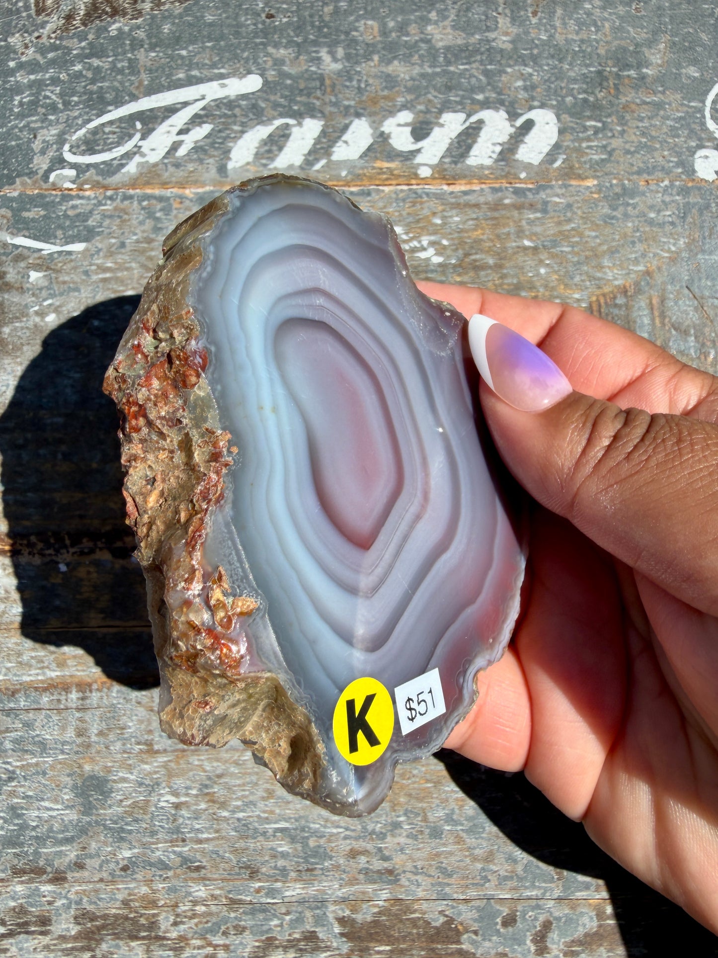 Gorgeous Swazi Agate Slab | Opt K