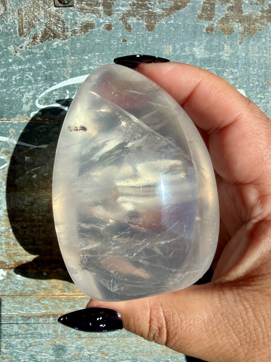 Gorgeous Jelly Rose Quartz Freeform | Opt X
