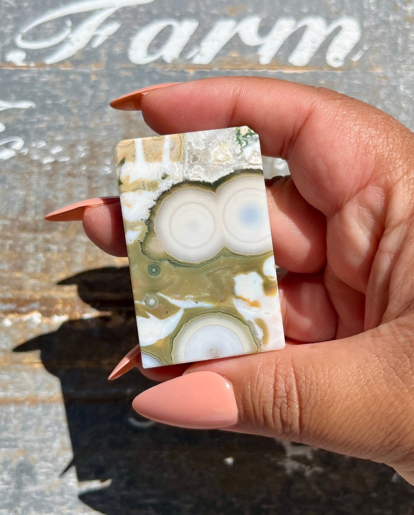 Gorgeous Authentic Ocean Jasper Mini Slab from Madagascar