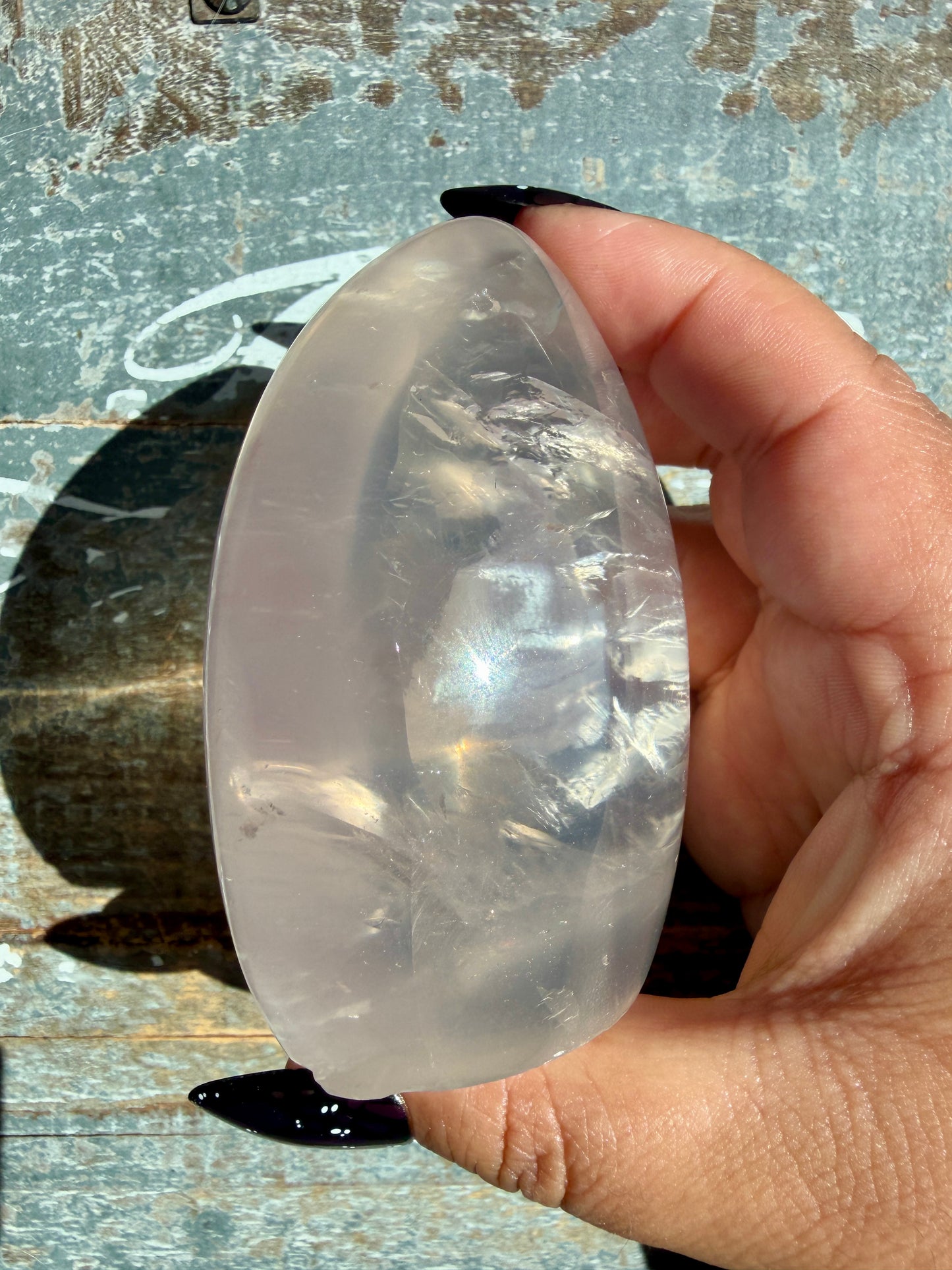 Gorgeous Jelly Rose Quartz Freeform | Opt X
