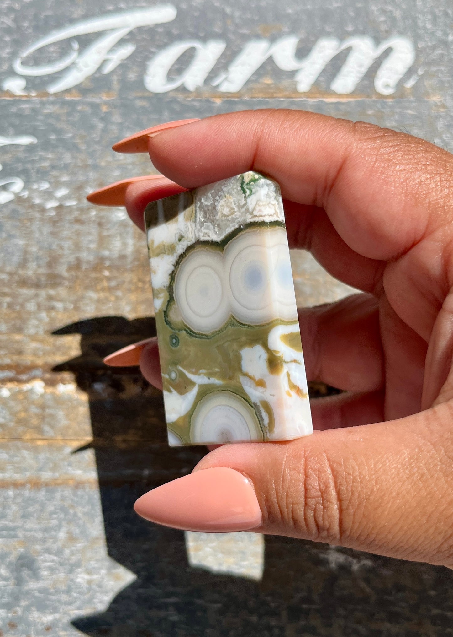 Gorgeous Authentic Ocean Jasper Mini Slab from Madagascar