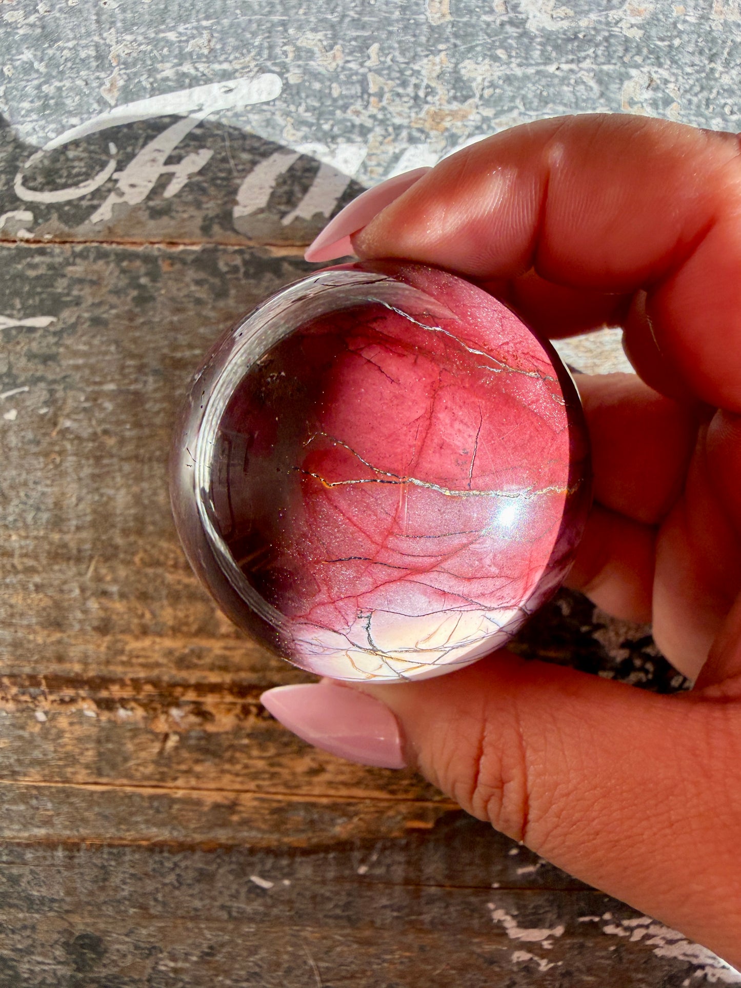 Gorgeous Mookaite Sphere from Australia | Opt M