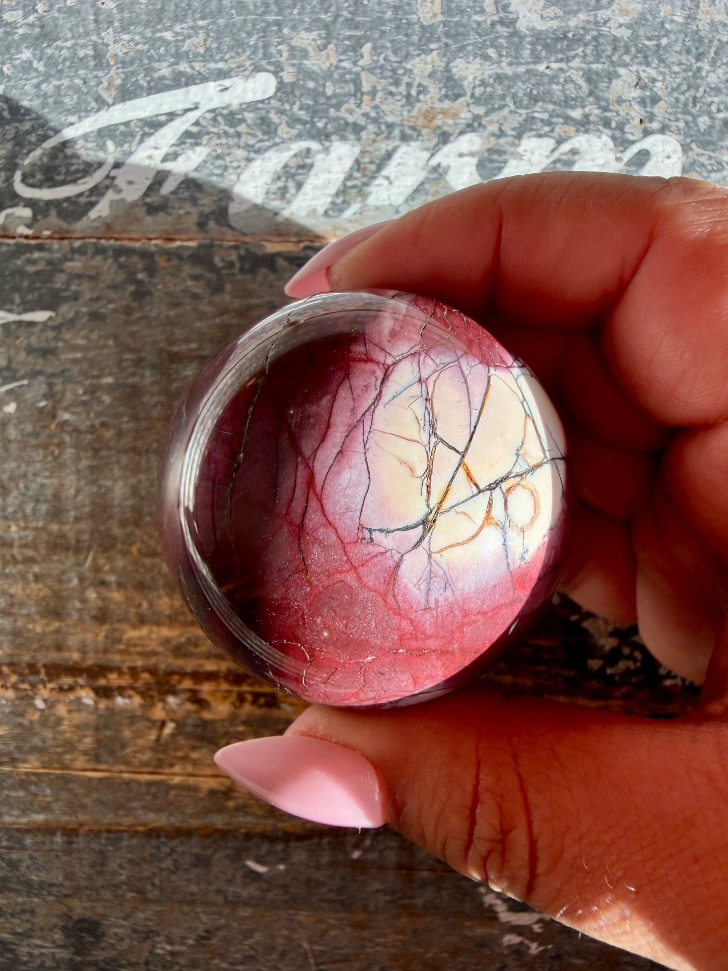 Gorgeous Mookaite Sphere from Australia | Opt M