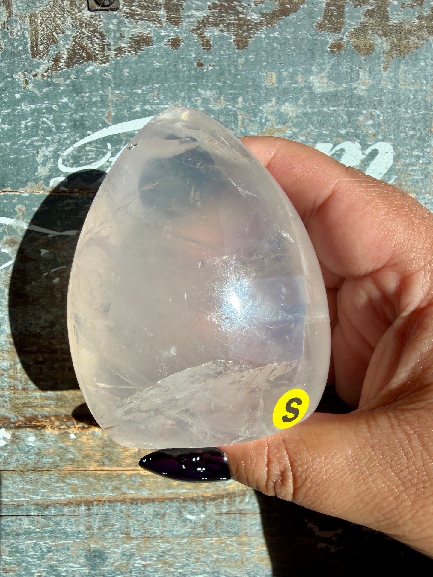 Gorgeous Jelly Rose Quartz Freeform | Opt S