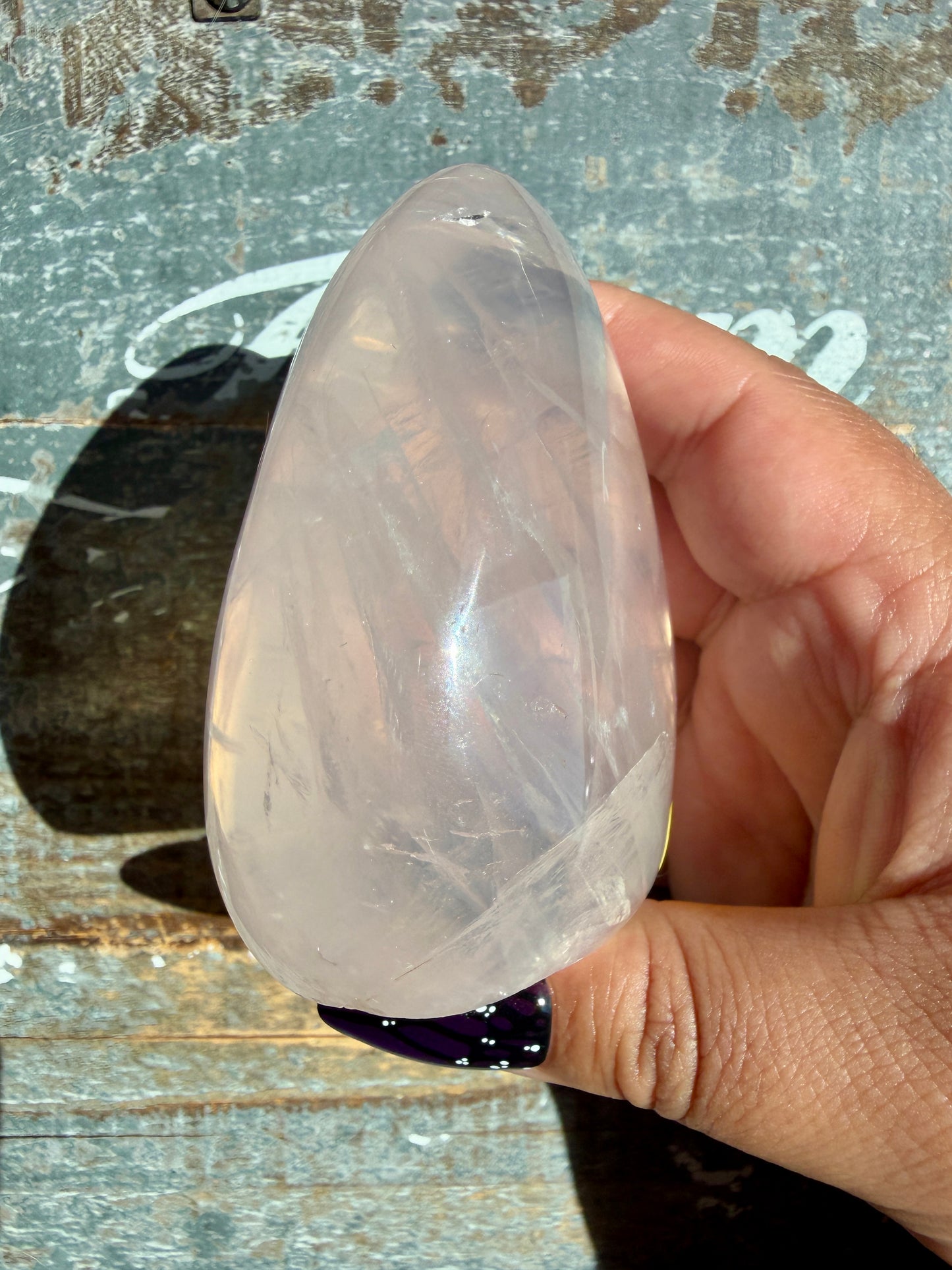 Gorgeous Jelly Rose Quartz Freeform | Opt S