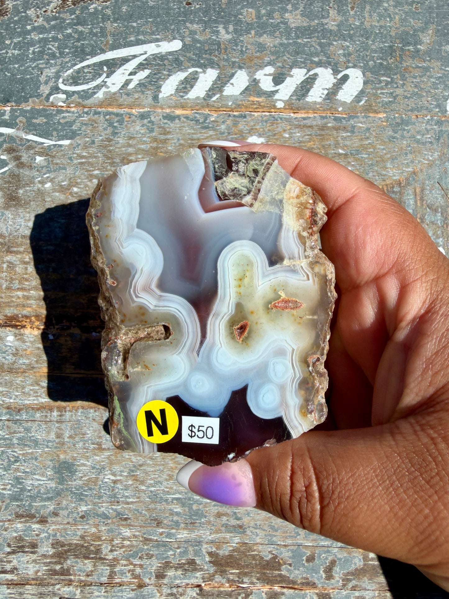 Gorgeous Swazi Agate Slab | Opt N