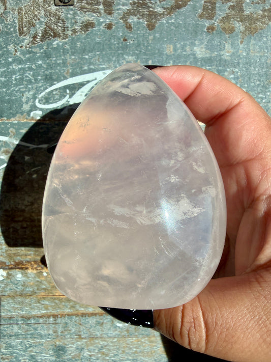 Gorgeous Jelly Rose Quartz Freeform | Opt S