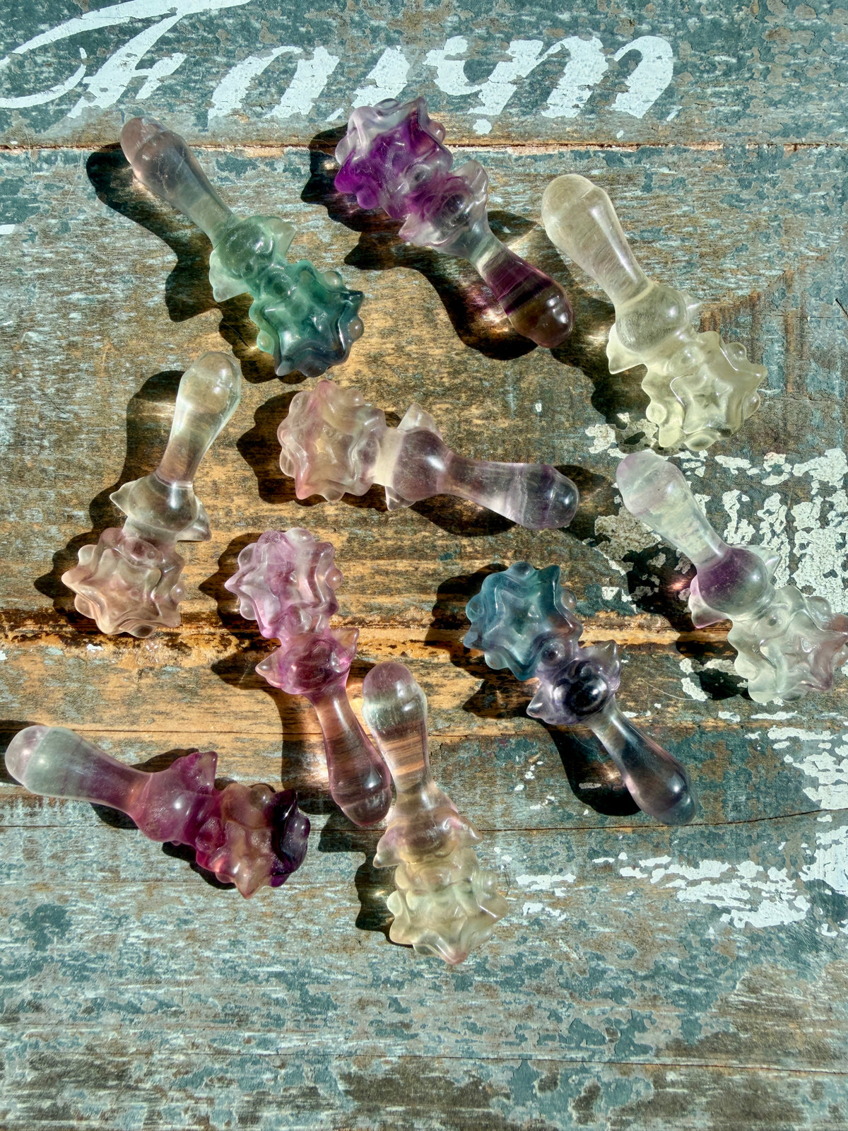 One (1) Adorable Candy Fluorite Mini Star Wand | Intuitively Chosen