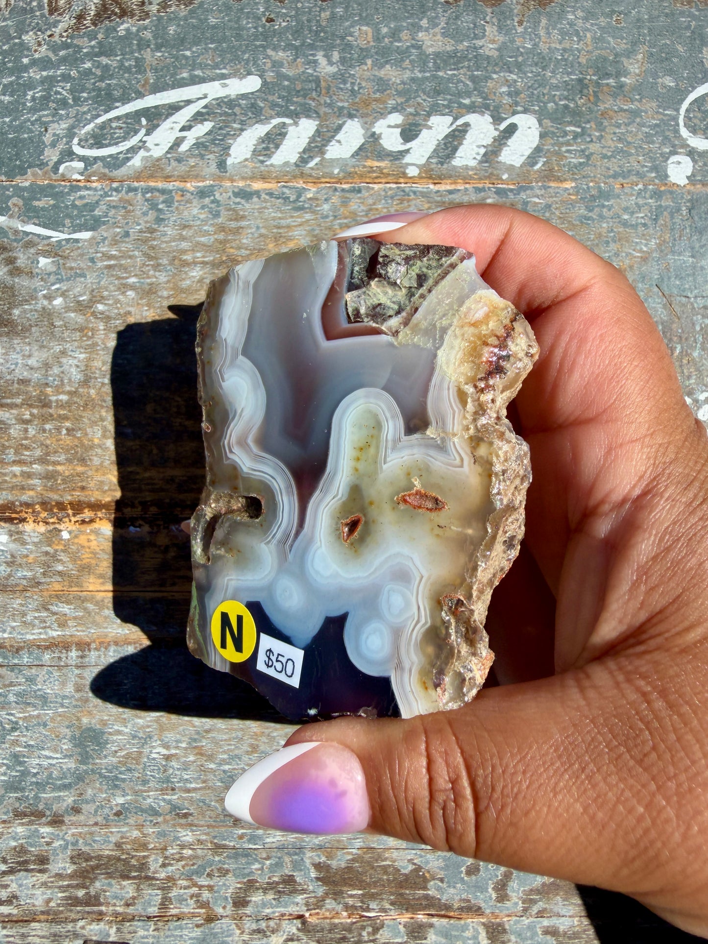 Gorgeous Swazi Agate Slab | Opt N