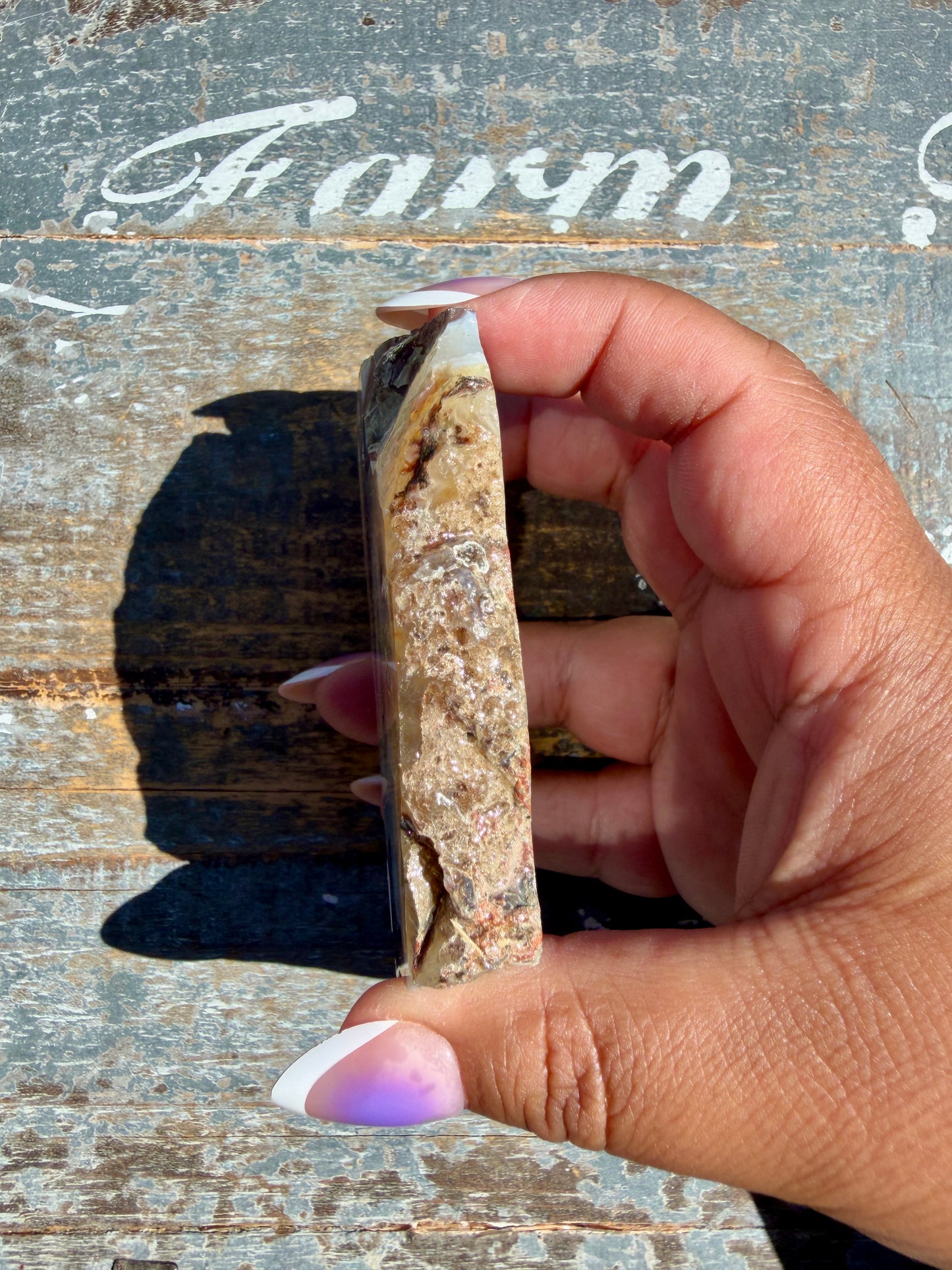 Gorgeous Swazi Agate Slab | Opt N
