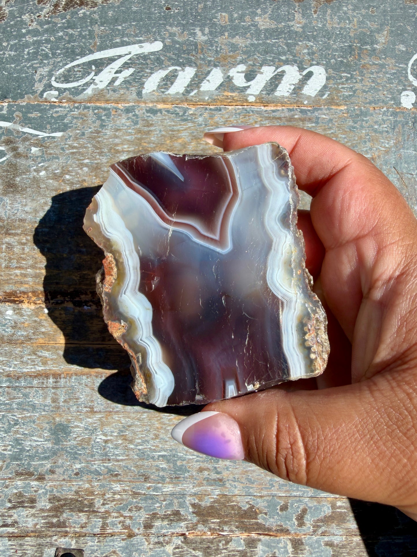 Gorgeous Swazi Agate Slab | Opt N