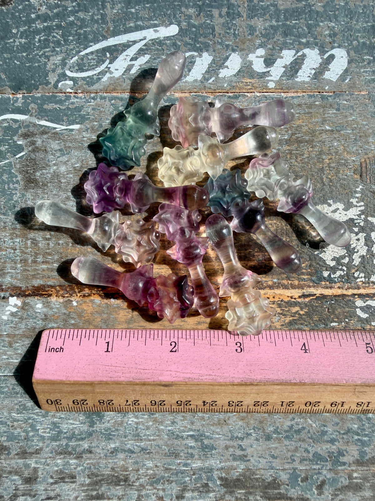 One (1) Adorable Candy Fluorite Mini Star Wand | Intuitively Chosen