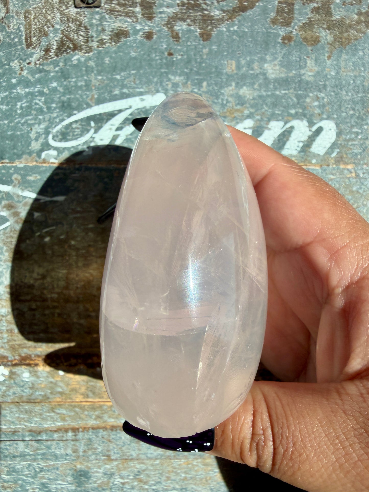 Gorgeous Jelly Rose Quartz Freeform | Opt S